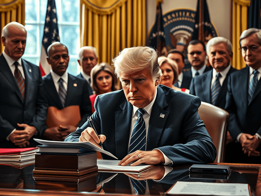 Donald Trump’s First Day Back: A Surge of Executive Orders Reshapes U.S.&nbsp;Policy